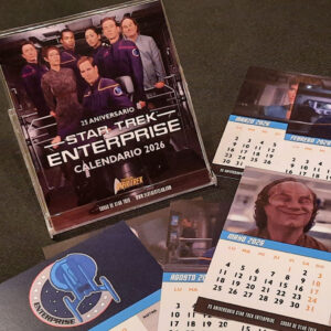 Calendario "Cosas de Star Trek" 2026 (caja de CD)